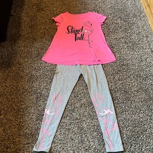 Girls Justice Flamingo Outfit 14/16